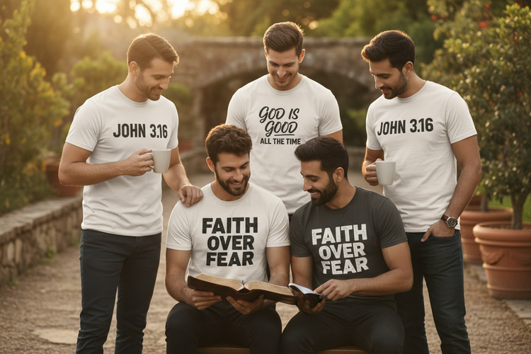 Men's Christian Bible Verse Tees