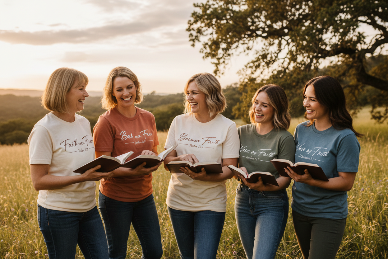 Women's Christian Bible Verse Tees | Christian Bible Verse T-shirts